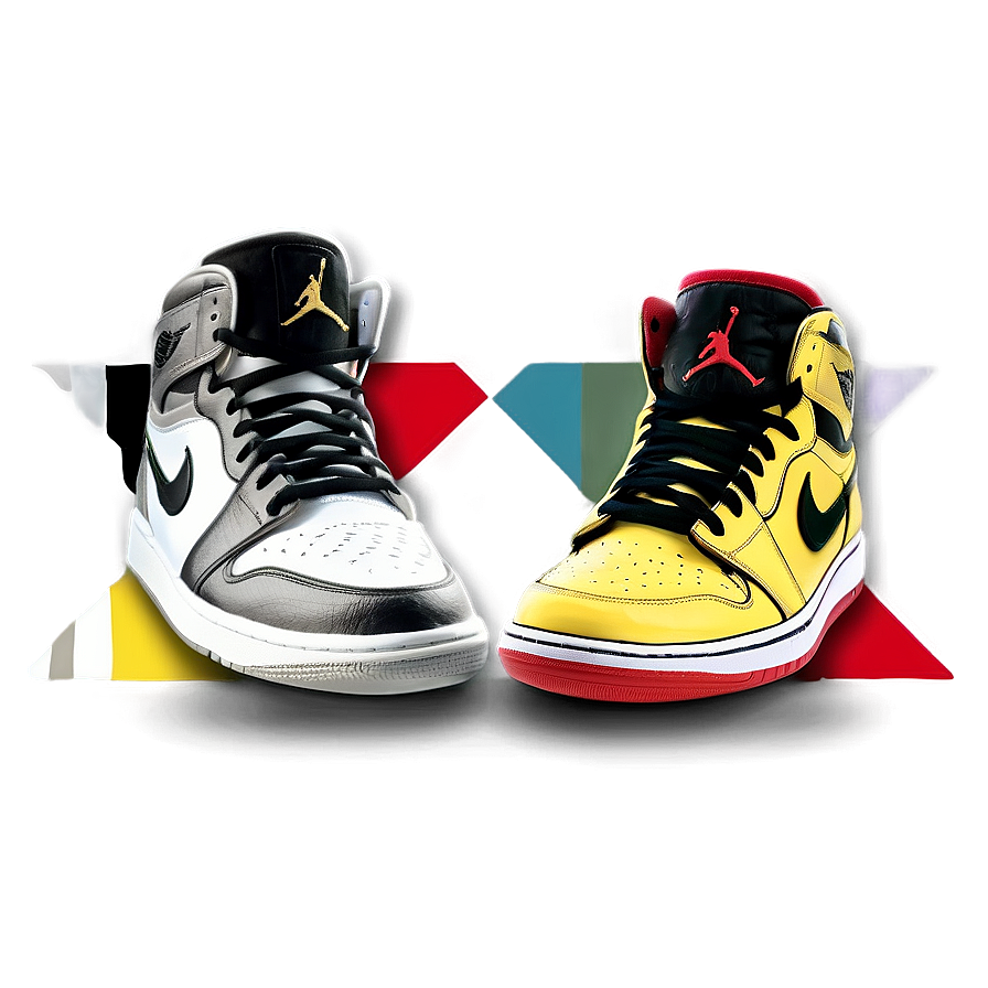 Air Jordan Retro Lineup PNG vab PNG with transparent background