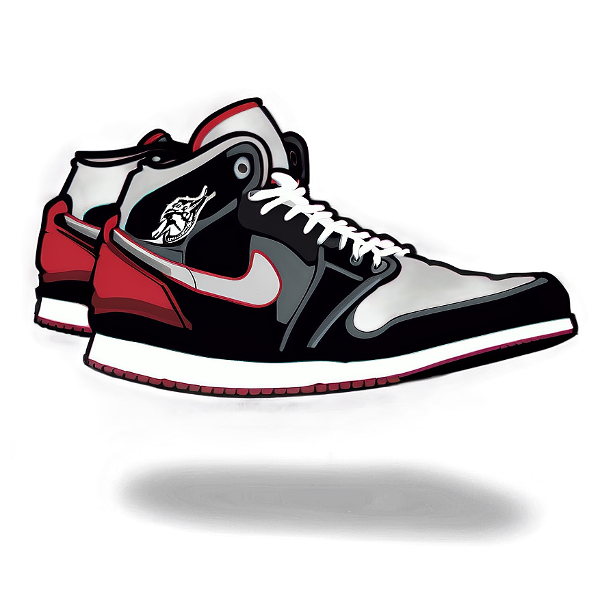 Air Jordan Sneaker Art PNG gnh42 PNG with transparent background