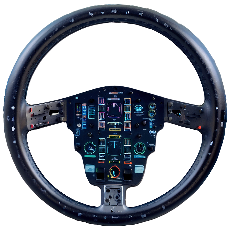 Aircraft Cockpit Steering Wheel Png 05252024