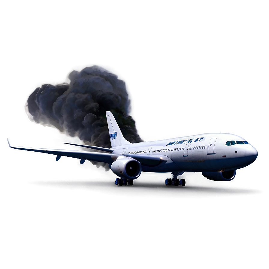 Airplane In Storm Png 80