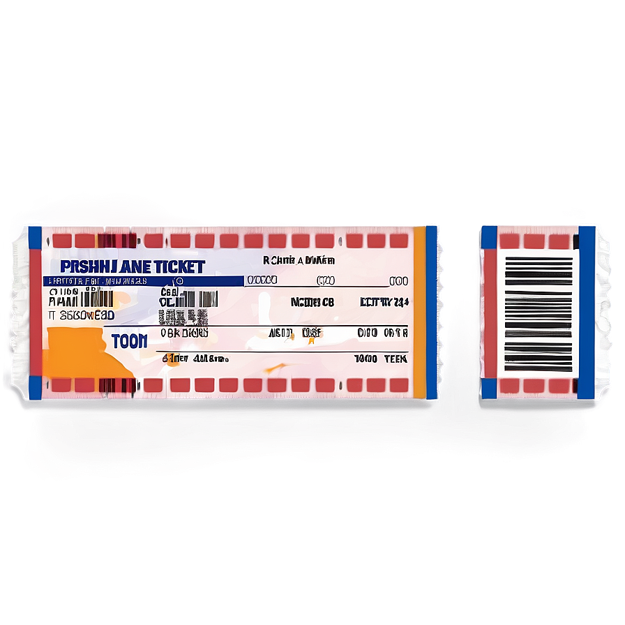 Airplane Ticket Png 7