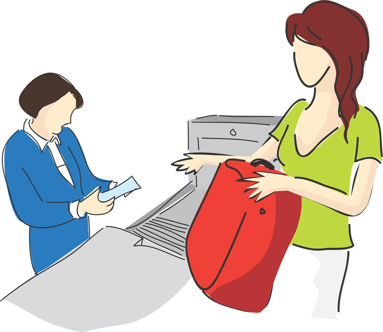 Airport, Search For, Search For Airport, Security - Airport Security Clipart Png, Transparent Png PNG with transparent background