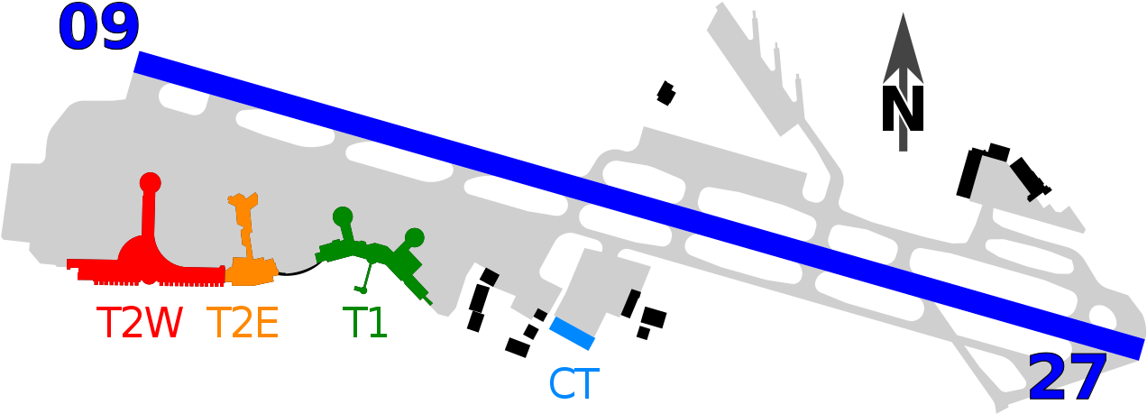 San Airport Diagram - Aeropuerto Internacional De San Diego, HD Png Download PNG with transparent background