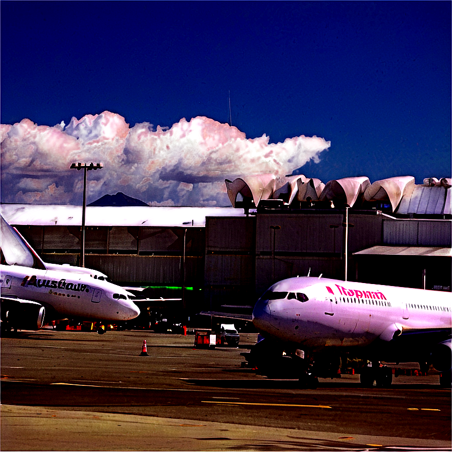 Airport Tarmac Busy Day Png 06112024