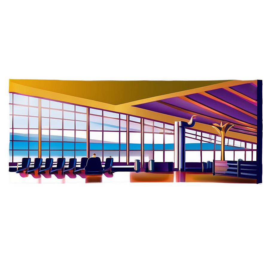 Airport Terminal Clipart PNG qpn PNG with transparent background