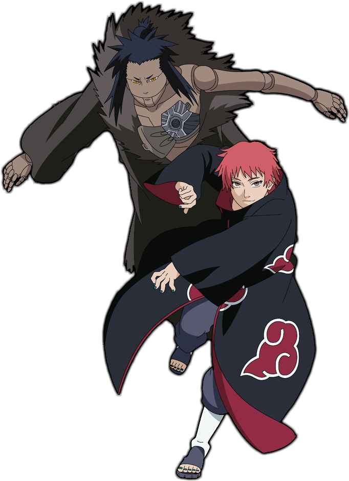 Akatsuki Duo Action Pose