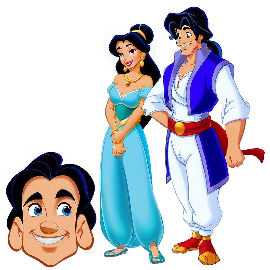 Aladdin and Jasmine PNG dor94 PNG with transparent background