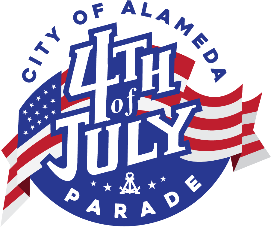Alameda4thof July Parade Logo PNG with transparent background