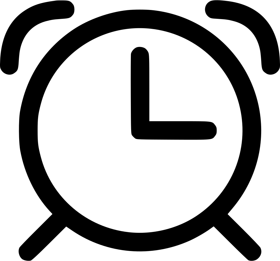 Alarm Clock Alert Time Bell Watch Schedule - Time Alert Icon Svg, HD Png Download PNG with transparent background