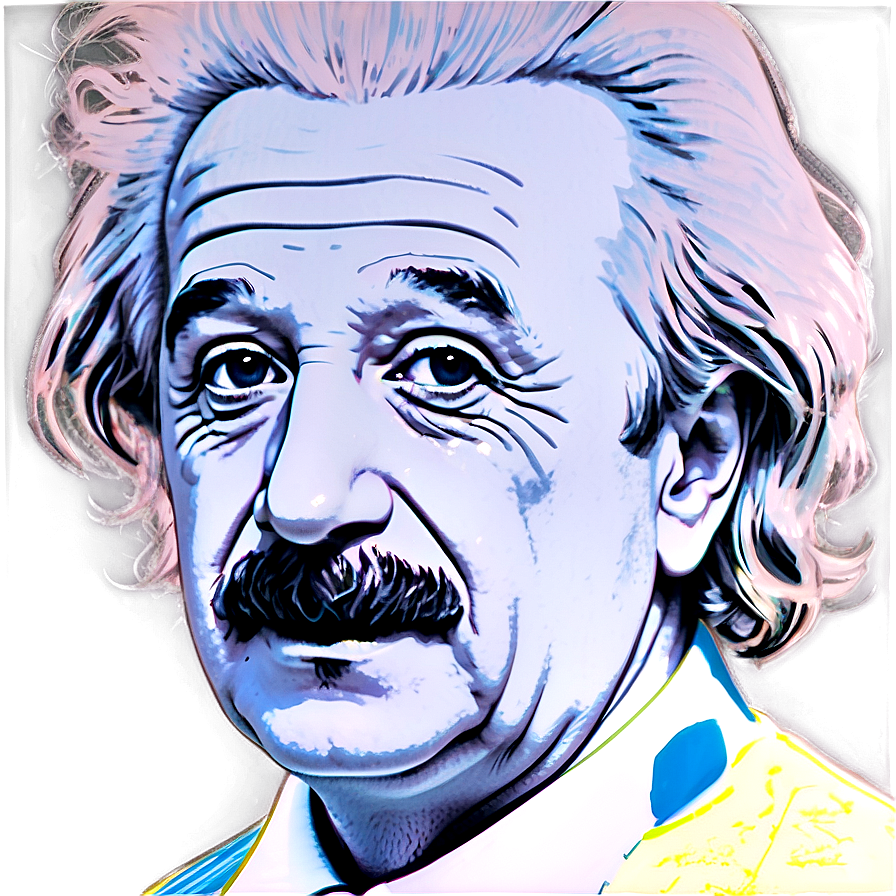 Albert Einstein By Andy Warhol Png 76