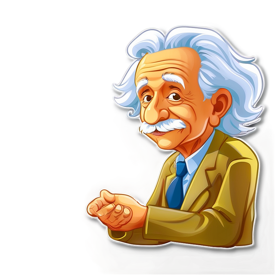 Albert Einstein Cartoon Png 38