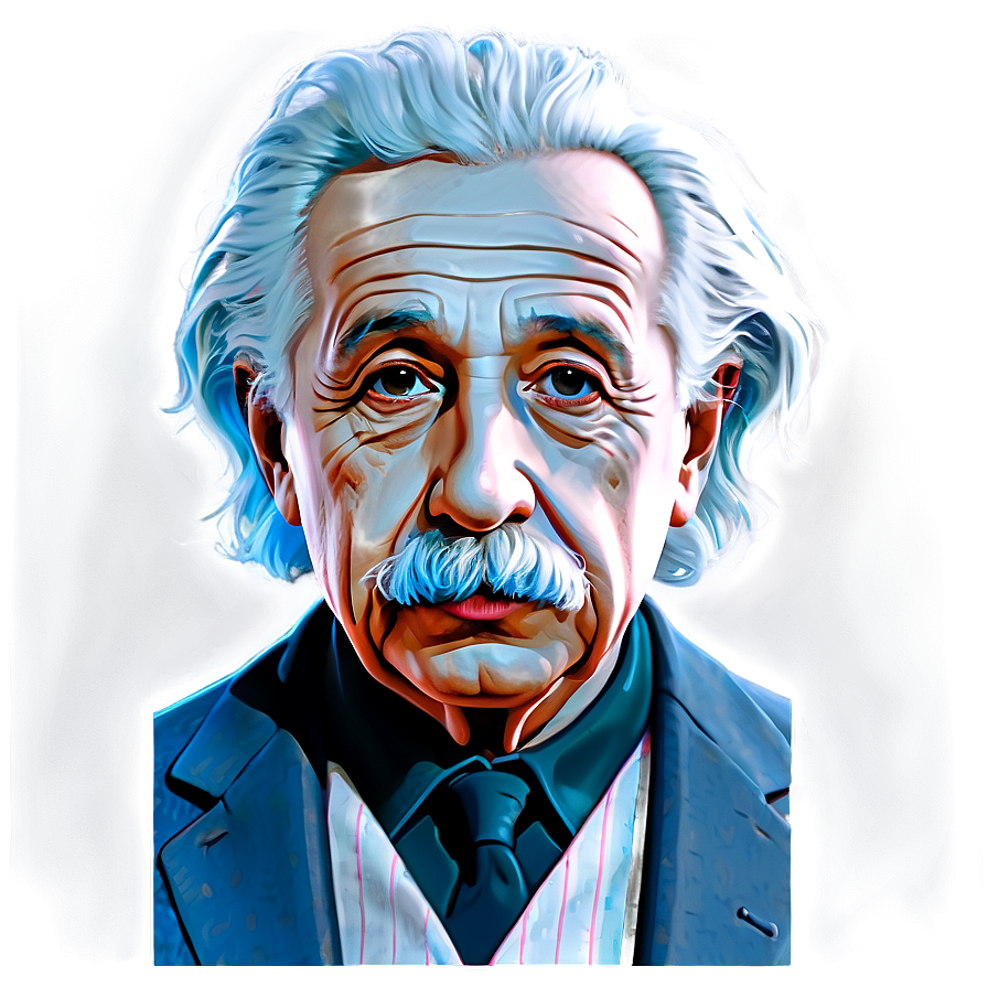 Albert Einstein In Color Png Wpc37