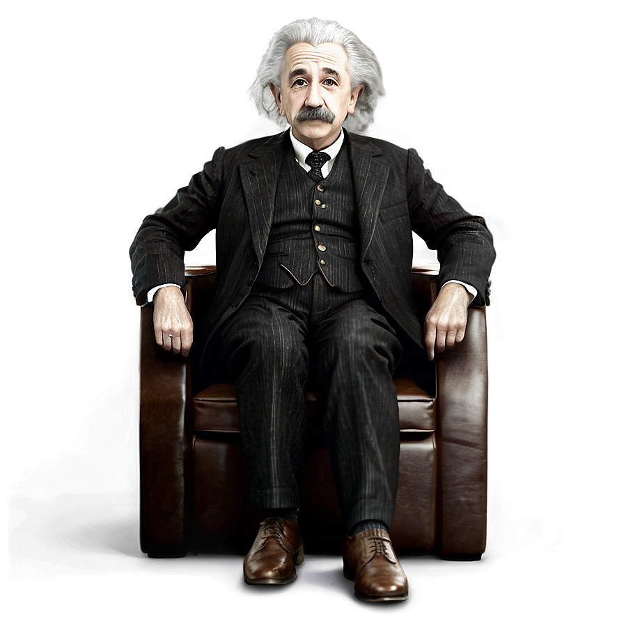 Albert Einstein In Office Png Xcm10