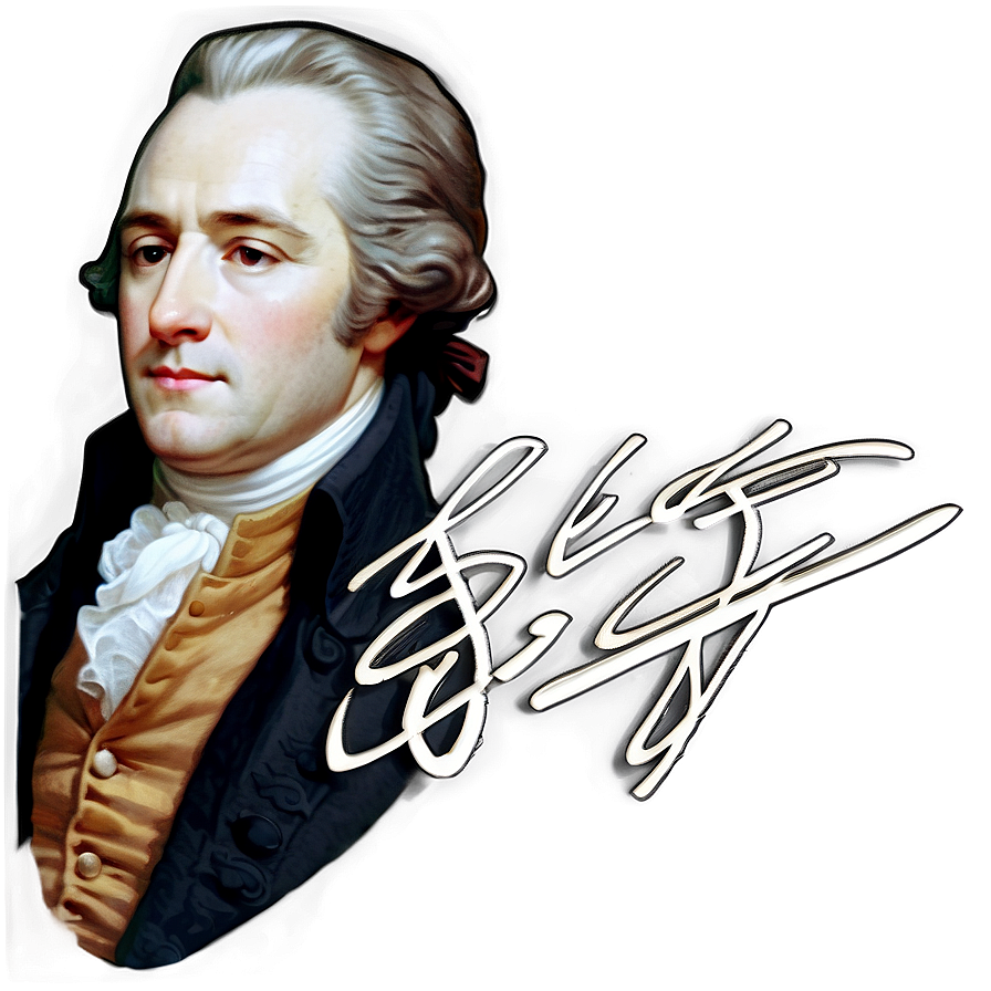 Alexander Hamilton Signature Png 24