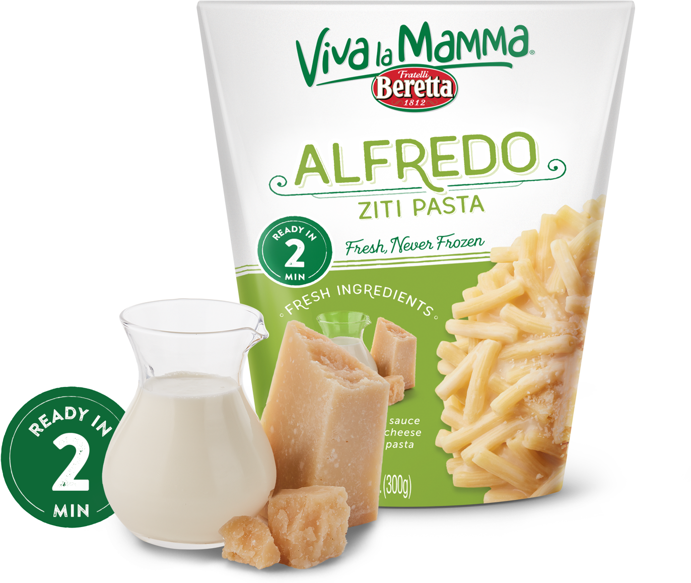 Alfredo Ziti Pasta Package Design