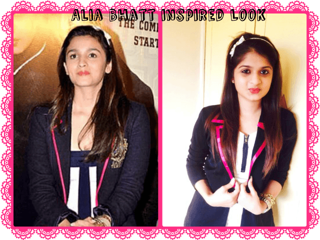 Alia Bhatt Inspired Look Comparison