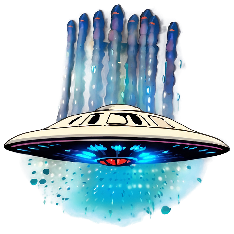 Alien Invasion Flying Saucer Png Idj81