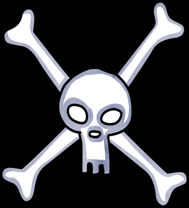 Alien Skulland Crossbones Graphic