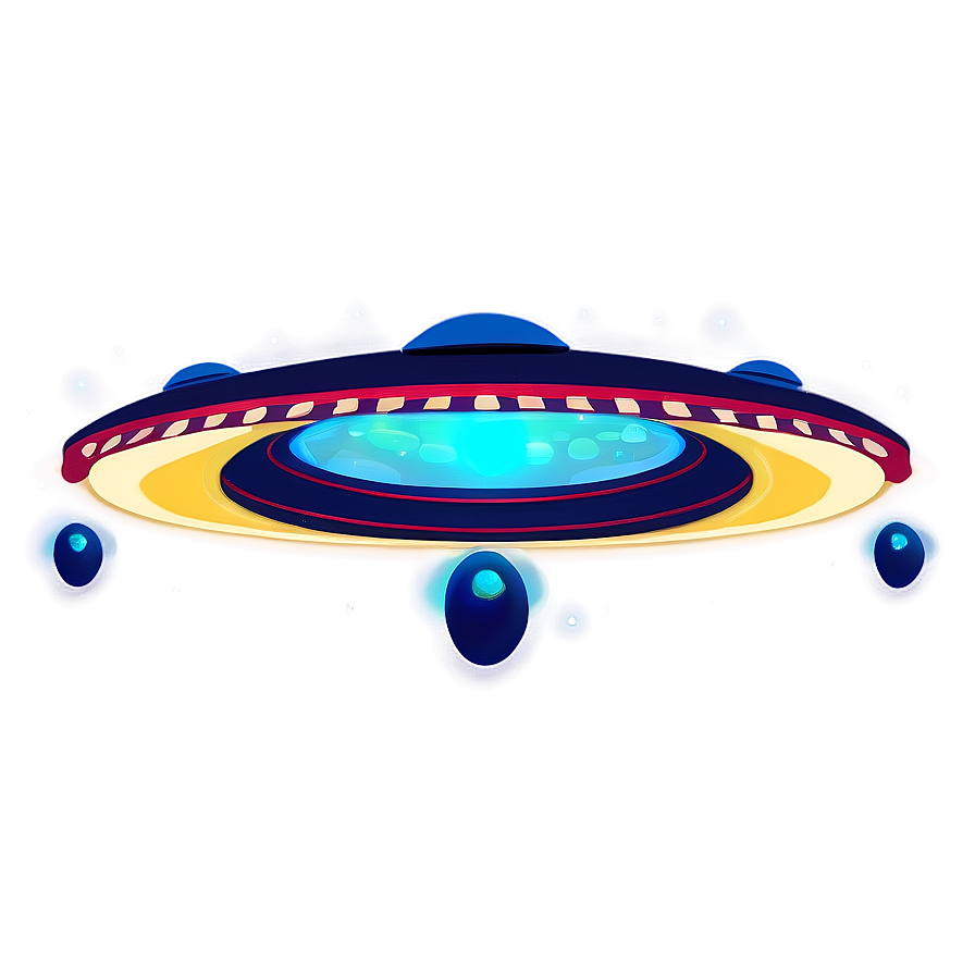 Alien Spaceship PNG 05042024 PNG with transparent background