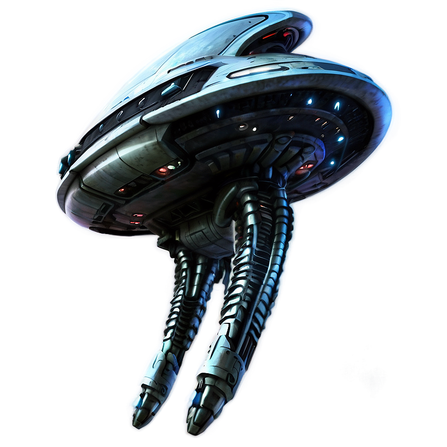 Alien Spaceship PNG put PNG with transparent background