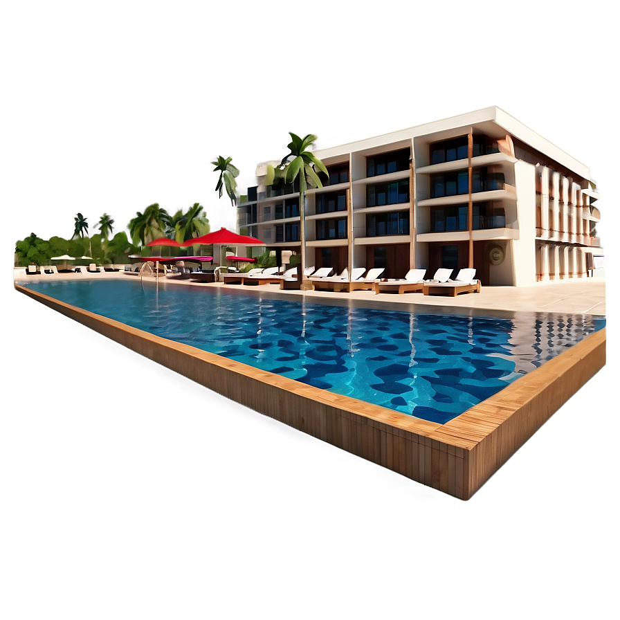 All-Inclusive Resort Hotel PNG 05212024 PNG with transparent background