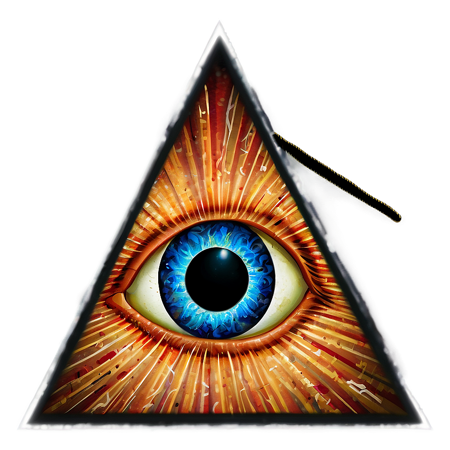 All Seeing Eye In Triangle Png Ffc16