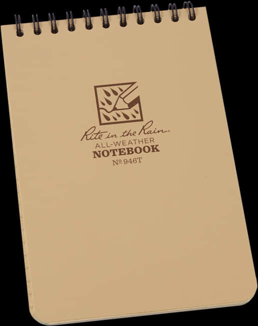 Transparent Spiral Notebook Png - Rite In The Rain Top Spiral Notebook, Png Download PNG with transparent background
