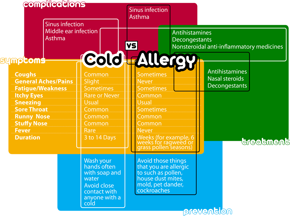 Allergy Cold , Png Download - Sinus Infection Vs Cold Vs Allergies, Transparent Png PNG with transparent background