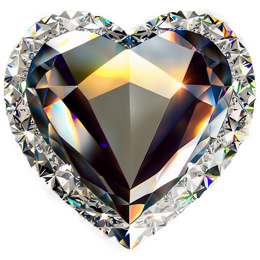 Alluring Diamond Heart Wonder Png Xyj