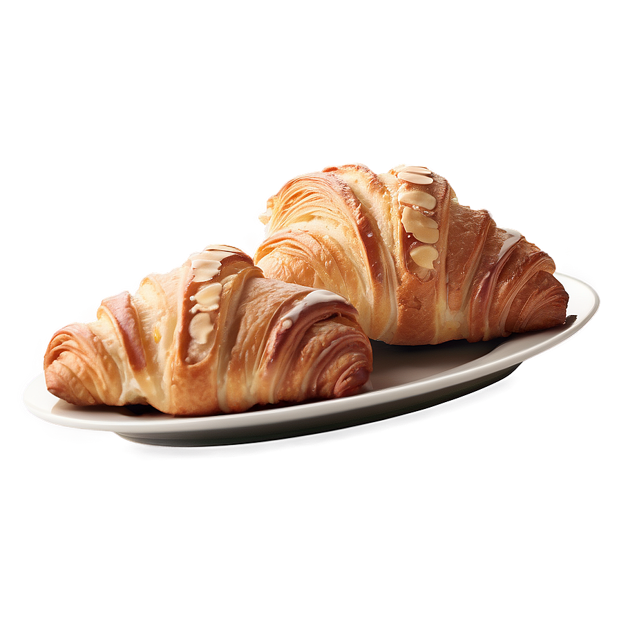 Almond Croissant Breakfast Png Sef46