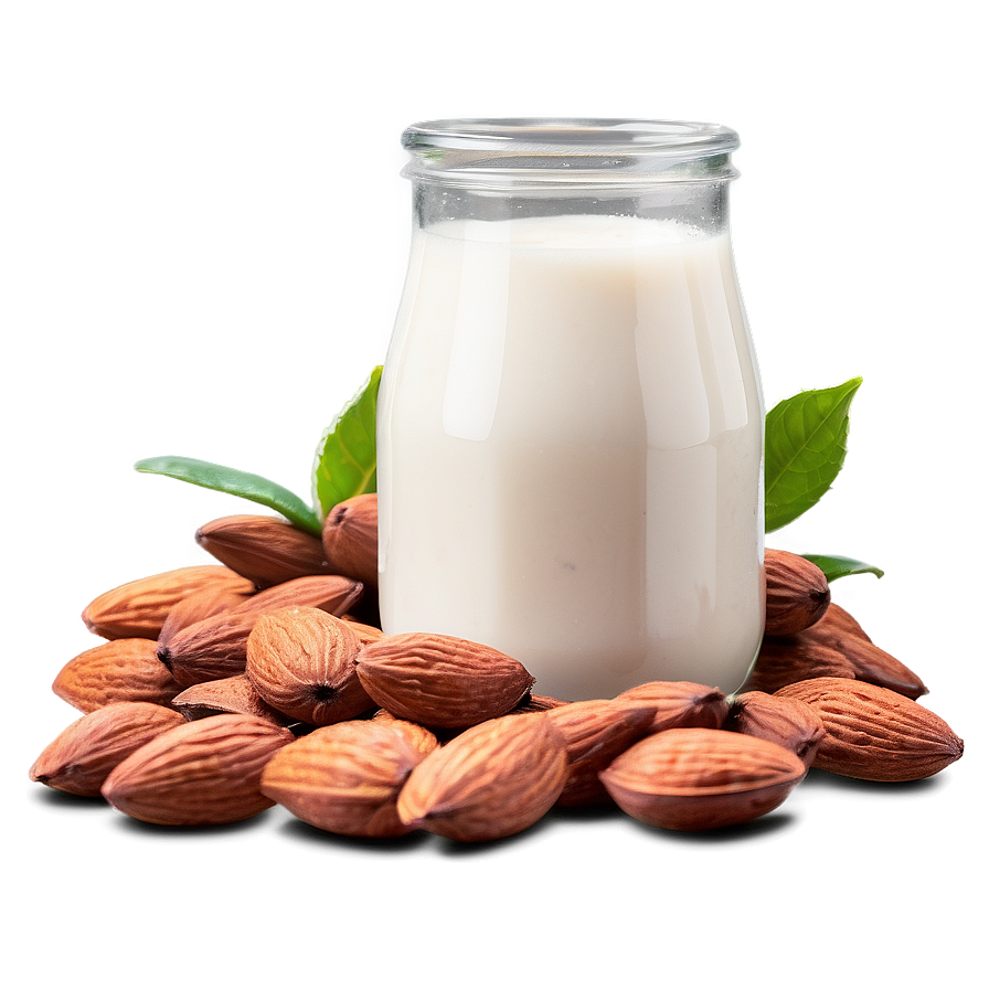 Almond Milk For Coffee Png 06272024