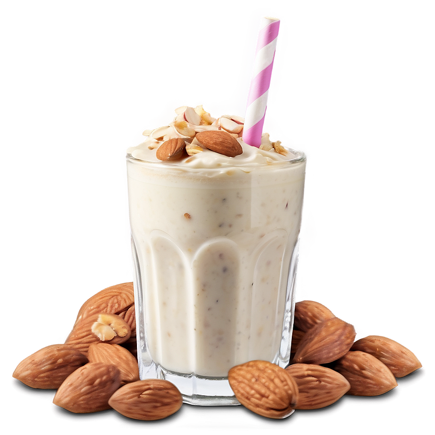 Almond Milk Milkshake Png Leq