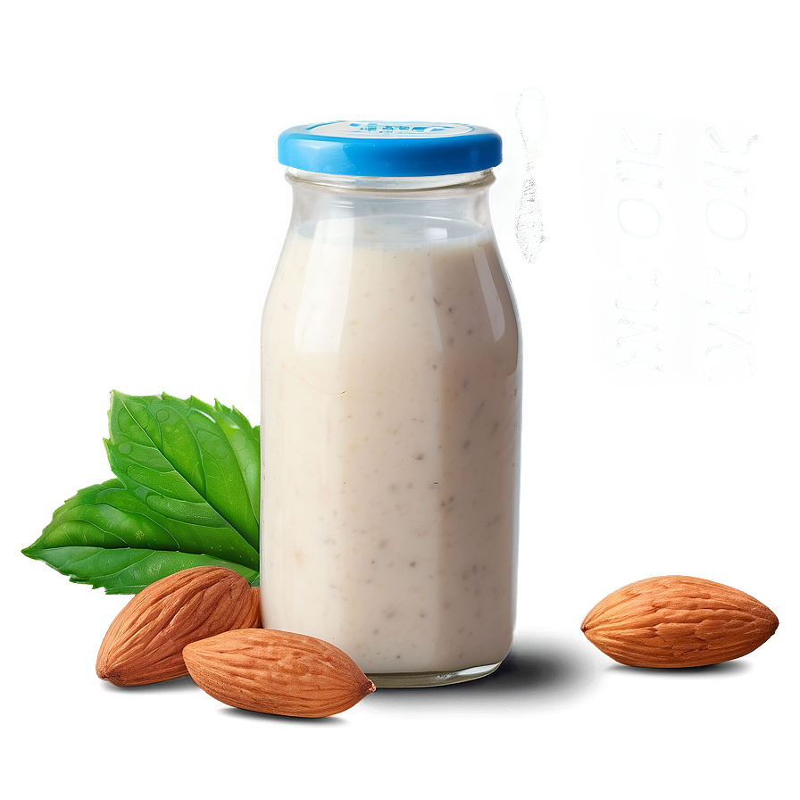 Almond Milk Snack Png Sjm