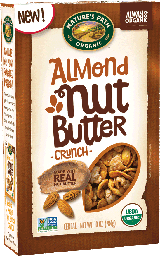 Almond Nut Butter Crunch Cereal, HD Png Download PNG with transparent background
