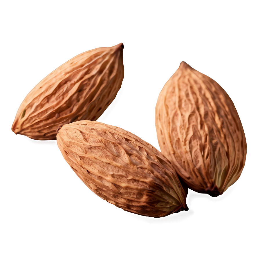 Almond With Leaf Png Hnt