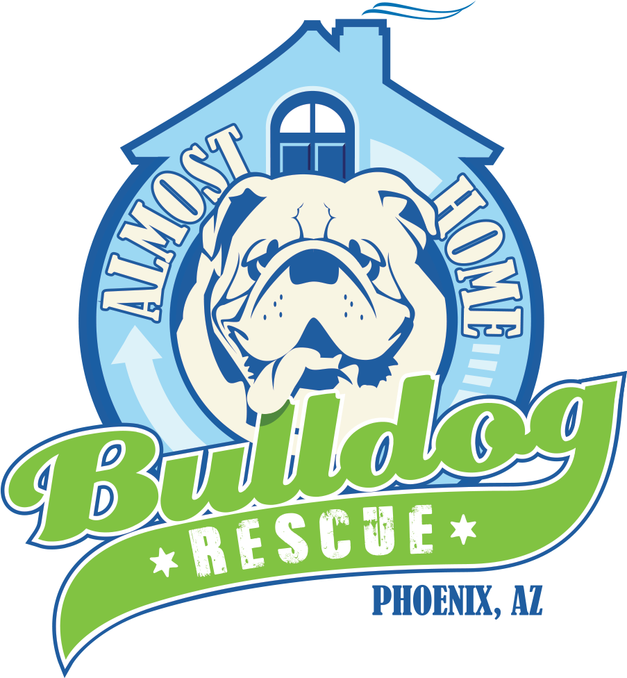 Almost Home Bulldog Rescue Logo PNG with transparent background