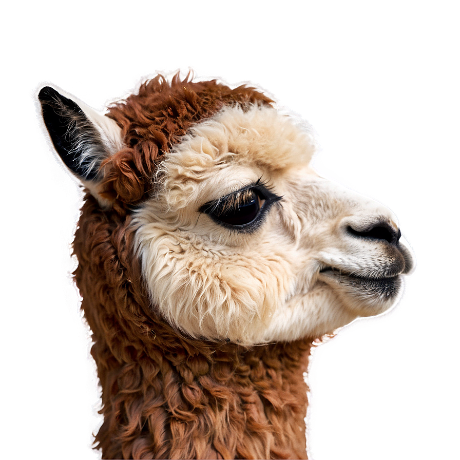 Alpaca Face Close-up Png Ueh30