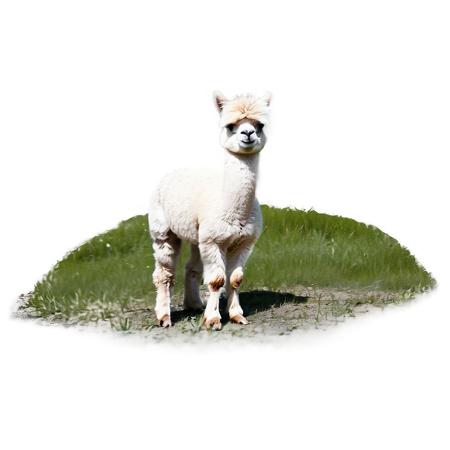 Alpaca In Nature Png Sce19