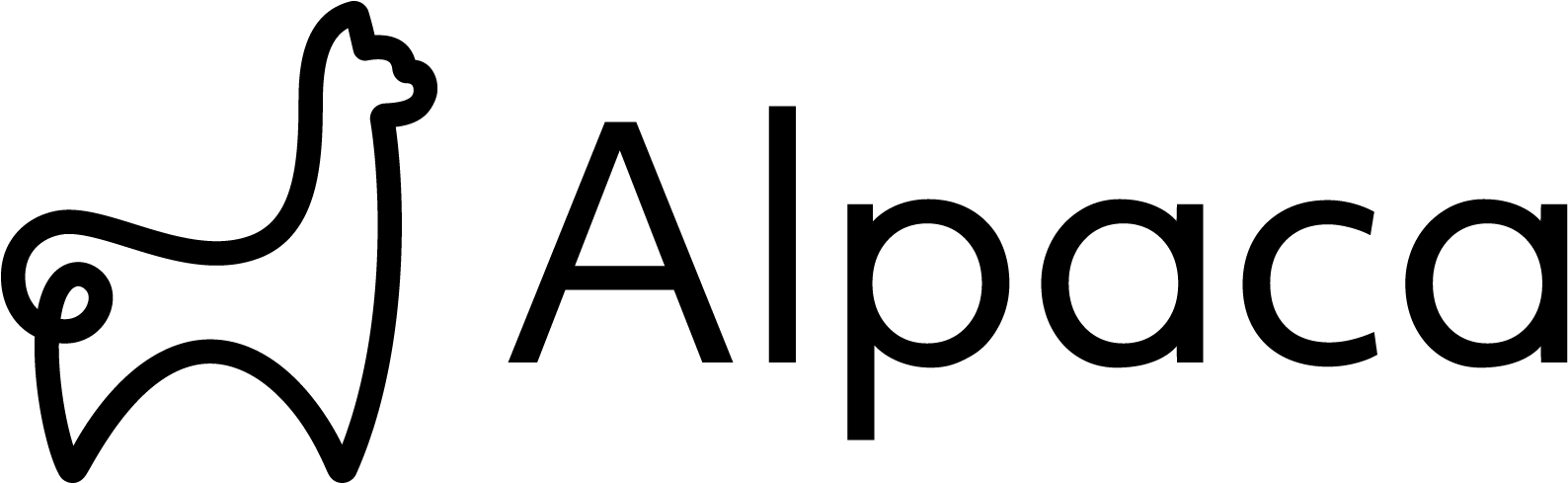 Alpaca Logo Outline PNG image with a transparent background, free high-resolution download