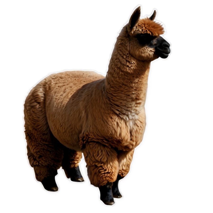 Alpaca Silhouette Png 06242024