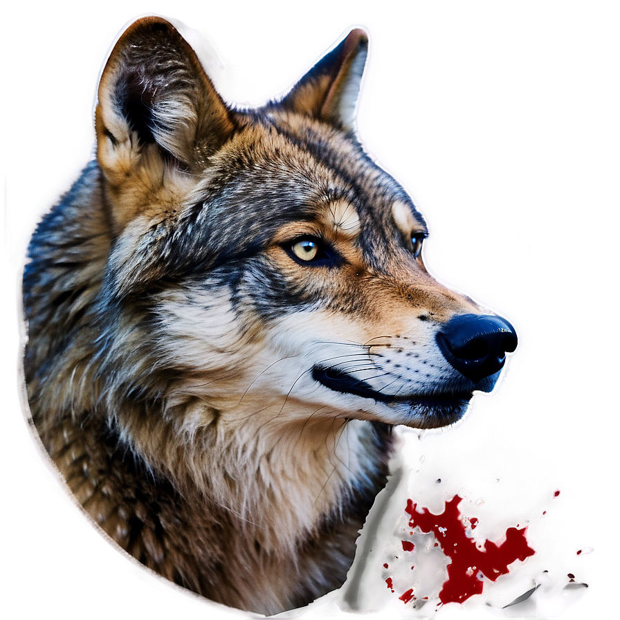 Alpha Wolf Growling Image Png Igb8