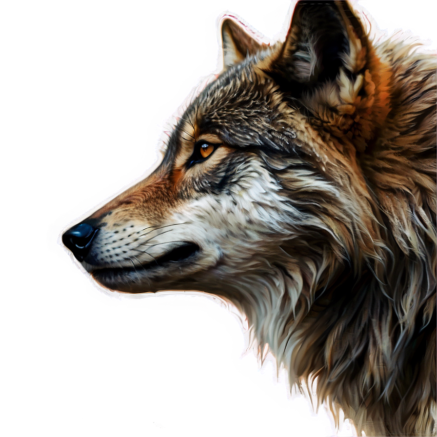 Alpha Wolf Profile View Png Rpr