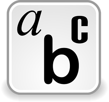 Alphabet A B C Icon PNG with transparent background
