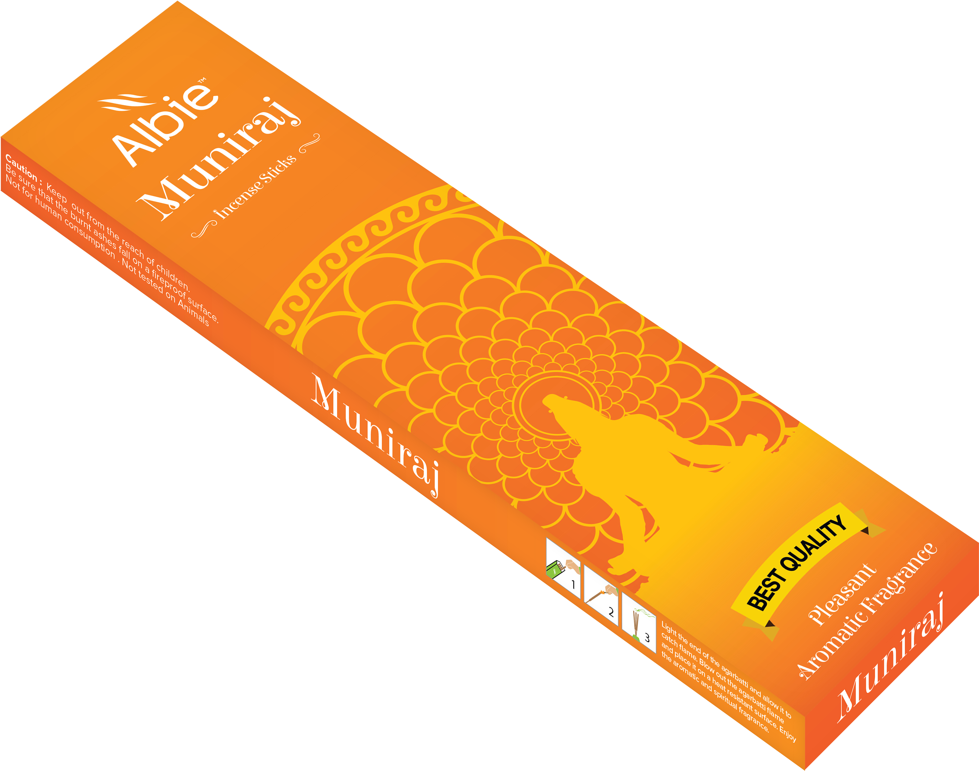 Alpie Muniraj Incense Sticks Packaging