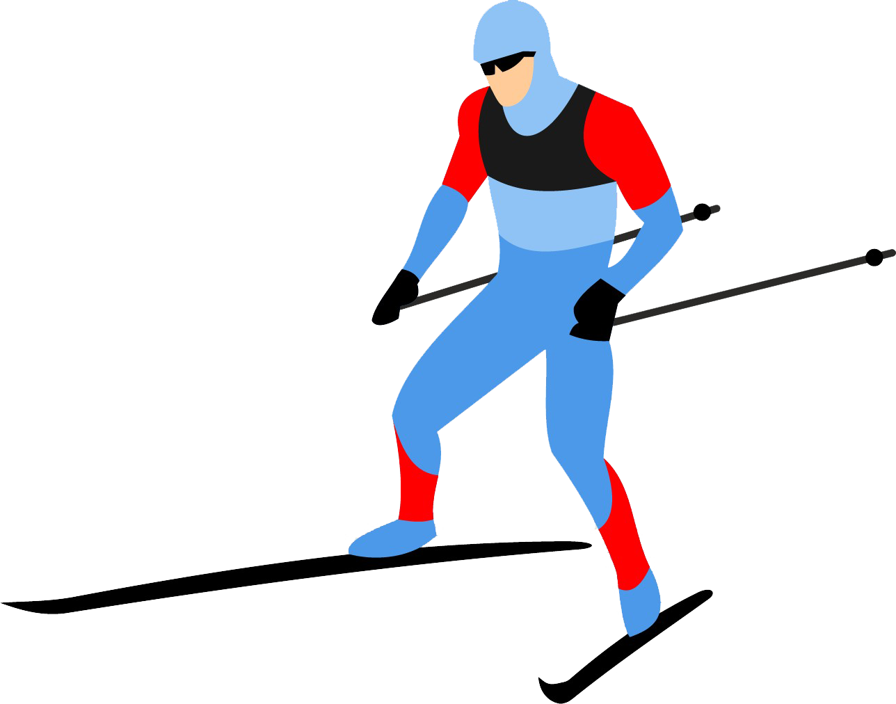 Skiing Png Free Image Download - Cross Country Ski Transparent Background, Png Download PNG with transparent background