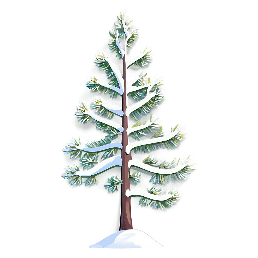 Alpine Snow Tree PNG 49 PNG image with a transparent background, free high-resolution download