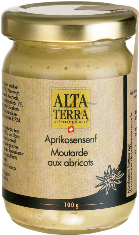 Alta Terra Apricot Mustard Jar