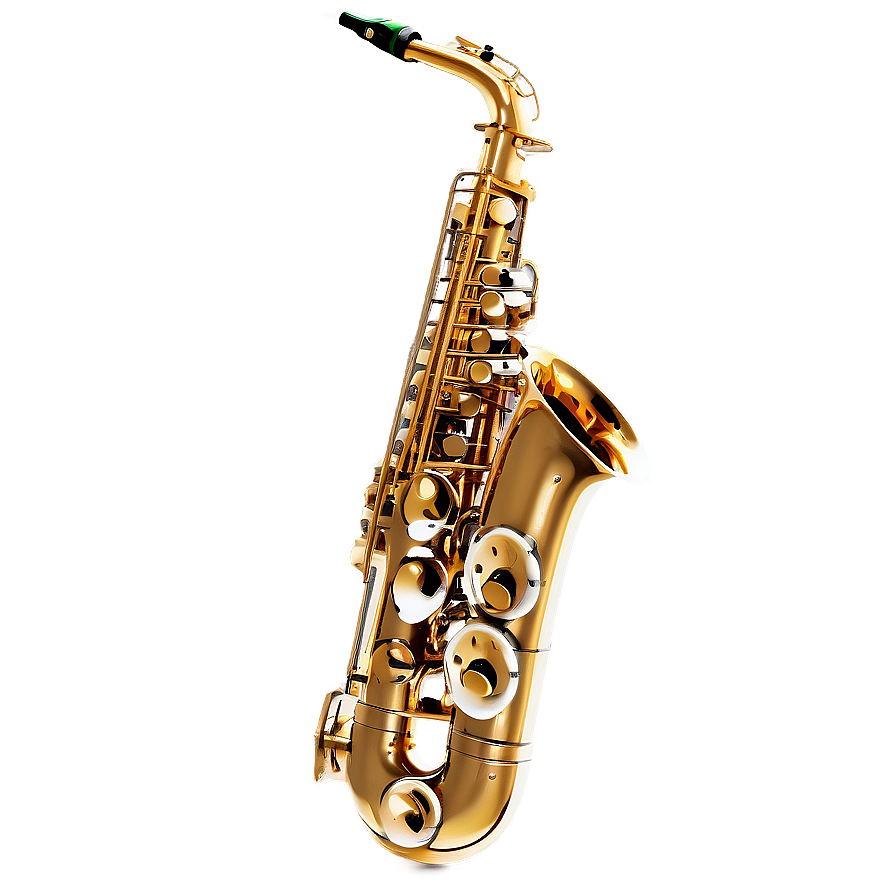 Alto Saxophone With Headphones Png Cyl47