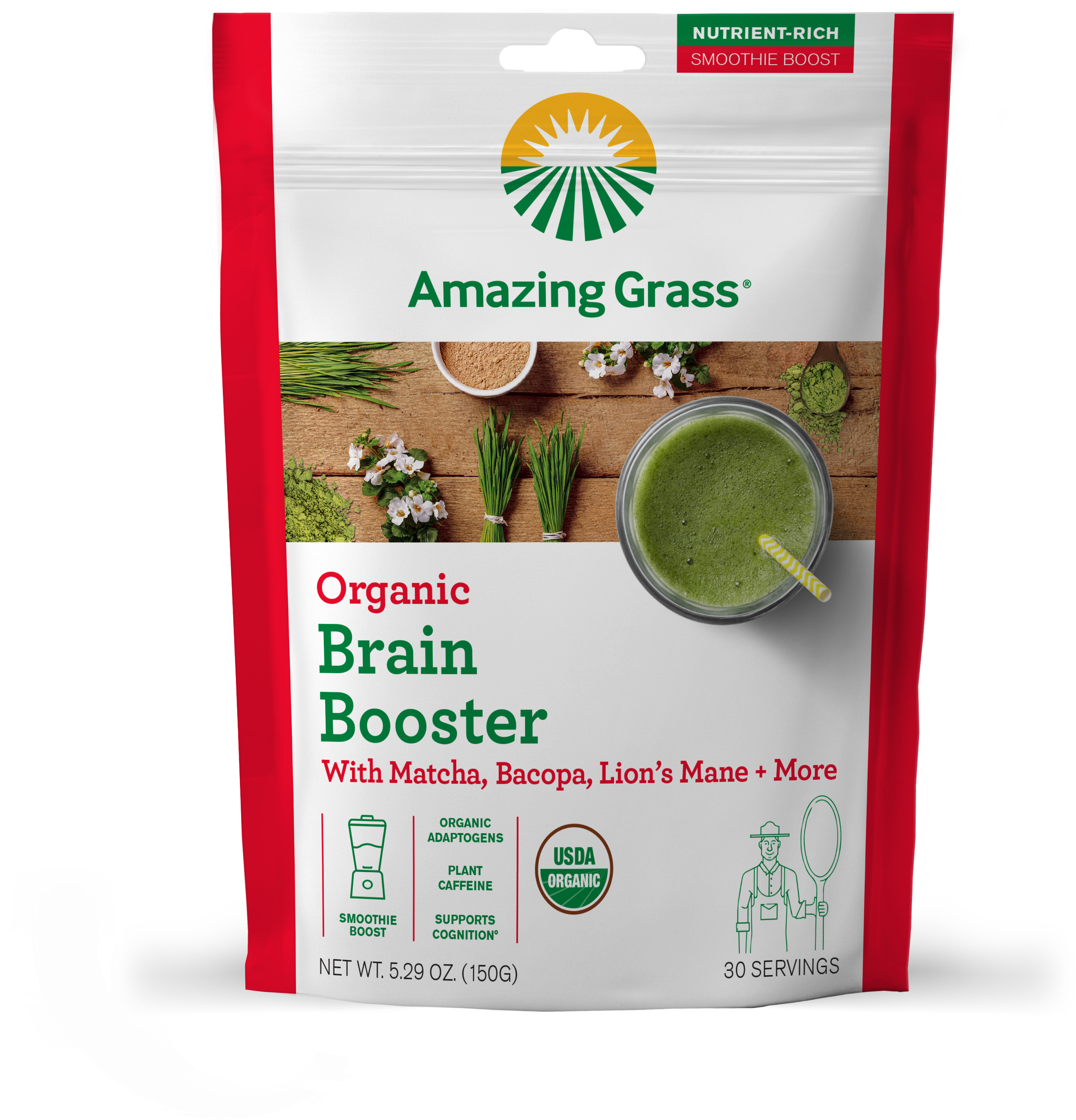 Amazing Grass Energy Booster, HD Png Download PNG with transparent background