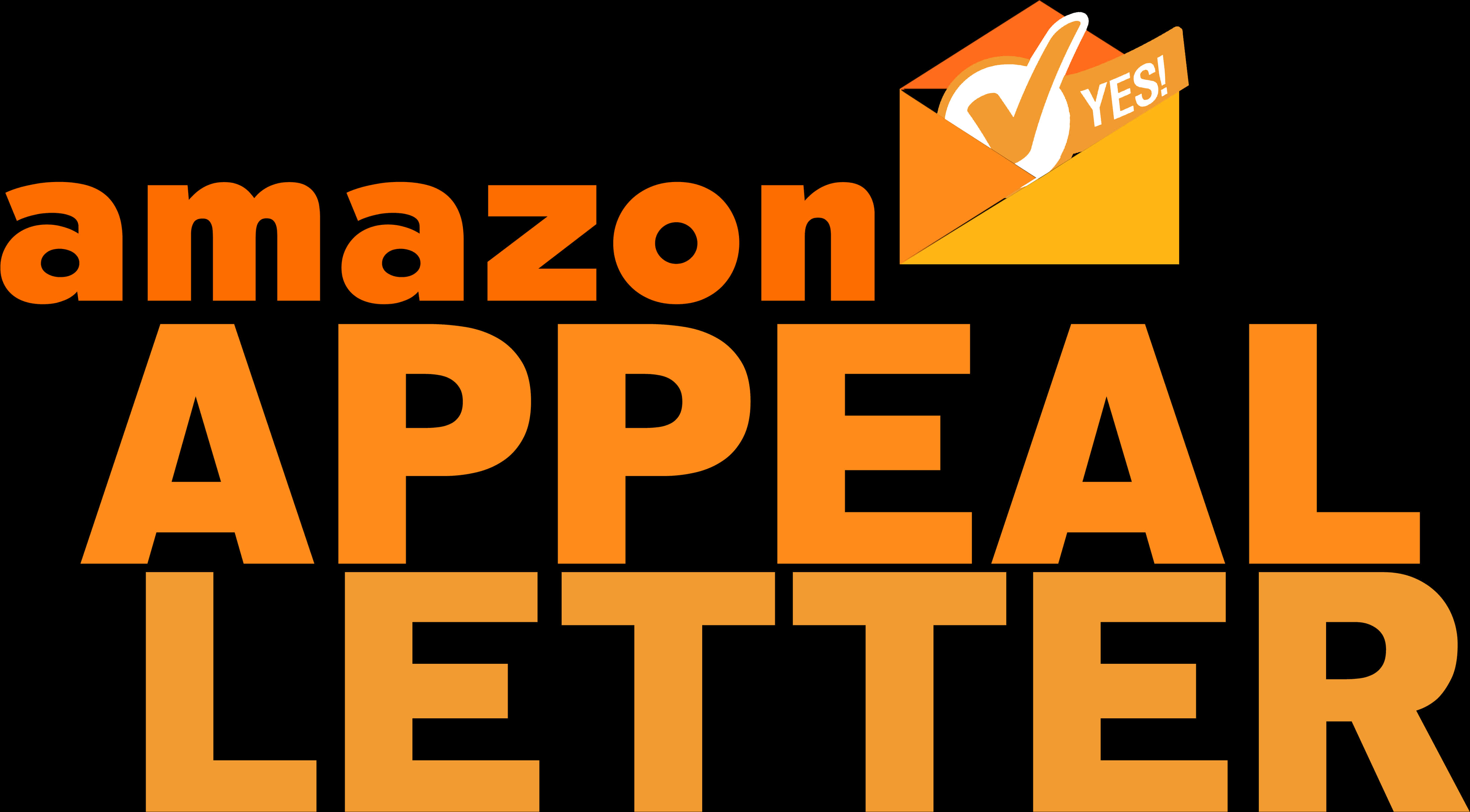 Amazon Appeal Letter Graphic PNG with transparent background